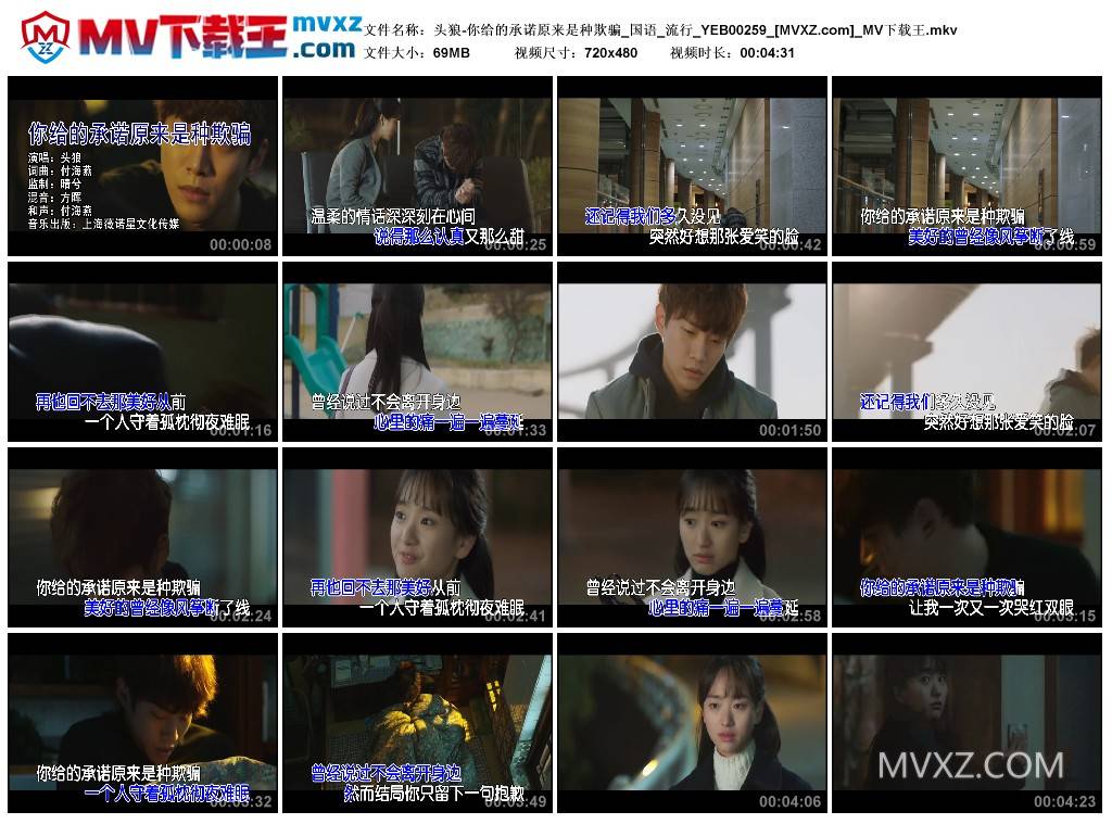 头狼-你给的承诺原来是种欺骗_国语_流行_YEB00259